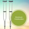 McKesson Aluminum Adjustable Underarm Crutches for Tall Adults, Max 350 lbs, 8 Pairs