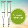 McKesson Aluminum Frame Push Button Underarm Crutches for Adults, 350 lb Limit, 8 Pairs