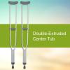 McKesson Aluminum Frame Push Button Underarm Crutches for Tall Adults, 350 lb Limit, 1 Pair