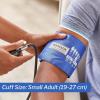 McKesson Aneroid Sphygmomanometer – Manual Blood Pressure Cuff Monitor with Carrying Case, Cuff 19-27 cm, Royal Blue, 20 Count