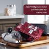 McKesson Aneroid Sphygmomanometer – Manual Blood Pressure Cuff Monitor with Carrying Case, Cuff 34-50 cm, Burgundy, 2 Count(Large Adult Cuff (34-50 cm) 2 Count)