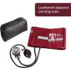 McKesson Aneroid Sphygmomanometer – Manual Blood Pressure Cuff Monitor with Carrying Case, Cuff 34-50 cm, Burgundy, 2 Count(Large Adult Cuff (34-50 cm) 2 Count)
