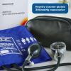 McKesson Aneroid Sphygmomanometer – Manual Blood Pressure Cuff Monitor with Carrying Case, Pocket Size, Cuff 23-40 cm, Black, 20 Count(Small Adult Cuff (19-27 cm) 20 Count)