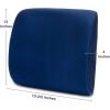 McKesson Back Support Cushion for Office, Home, Travel, Lumbar Support, Foam, 13 2/5 in x 13 in x 4 in, 4 Count(Standard (1 ct))