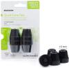 McKesson Black Rubber Quad Cane Tips, 0.5 inch Diameter, 4 Count, 10 Packs, 40 Total((40 ct))