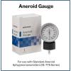 McKesson Blood Pressure Gauge for Standard Aneroid Sphygmomanometers, 300mmHg, No-Pin Stop, 1 Count