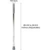 McKesson Chrome Aluminum Round Handle Cane 29.75 to 38.75″ Height((6 ct))