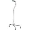 McKesson Chrome Steel Large Base Quad Cane 29 to 37.5″ Height(1 Count (Pack of 1))