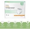 McKesson Classic Adult Incontinence Underwear, Light Absorbency, 58-68 in. Unisex Bladder Leak Protection, Pull-On Style with Tear-Away Sides, Postpartum and Incontinence Support (Large, 72, Count)