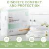 McKesson Classic Adult Incontinence Underwear, Light Absorbency, 58-68 in. Unisex Bladder Leak Protection, Pull-On Style with Tear-Away Sides, Postpartum and Incontinence Support (Large, 18, Count)(Large)