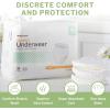 McKesson Classic Adult Incontinence Underwear, Light Absorbency, 58-68 in. Unisex Bladder Leak Protection, Pull-On Style with Tear-Away Sides, Postpartum and Incontinence Support (Large, 18, Count)(Medium)