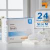 McKesson Classic Briefs, [96 Count], Medium, 32-44 in. Incontinence Adult Diapers, Light Absorbency, Unisex, Disposable, Elastic Leg Gathers and Contoured Fit for Men and Women(Medium)