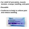 McKesson Cold and Hot Compress Reusable [24 Pack] Gel Ice Hot Packs for Injuries, 4.75 in x 6 in(X-Small (2.5″ x 5″))
