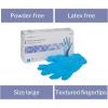 McKesson Confiderm 3.8C Nitrile Exam Gloves, Non-Sterile, Powder-Free, Blue, Large, 100 Count, 1 Box