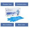 McKesson Confiderm 4.5C Nitrile Exam Gloves – Powder-Free, Latex-Free, Ambidextrous, Textured Fingertip (100, Medium)(Medium)