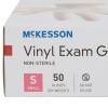 McKesson Confiderm Disposable Vinyl Exam Glove Standard Cuff Length Small 14-164 50 per Box