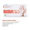 McKesson Confiderm Vinyl Exam Gloves – Powder-Free, Latex-Free, Ambidextrous, Smooth, Non-Sterile – Clear, Size Medium, 50 Count, 1 Box