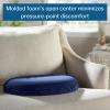 McKesson Donut Pillow Seat Cushion for Wheelchairs and Office Chair, 16 in, 6 Count(14 Inch Diameter  1 Count)
