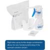 McKesson Ear Wash System Kit – Includes Spray Bottle, Rigid Tube, Ear Wash Basin, and Ear Tips – Blue and White, 16 oz Bottle, 1 Count, 1 Pack