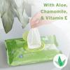 McKesson Flushable* Adult Wet Wipes XL – 288 Wipes (6 Pack of 48) – Aloe & Vitamin E, Plant-Based Cleansing Wipes, Scented, Extra Large