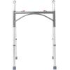 McKesson Folding Walker with Rubber Tips – Adjustable Height, Lightweight Mobility Aid, 350 lb Weight Limit, 1 Count(Adult (1 Count))