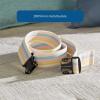 McKesson Gait Belt, Transfer and Walking, Delrin Buckle, White, 60 in, 1 Count(Pastel Stripe)