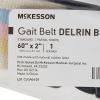 McKesson Gait Belt, Transfer and Walking, Delrin Buckle, White, 60 in, 1 Count(Pastel Stripe)