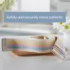 McKesson Gait Belt, Transfer and Walking, Heavy Duty with Metal Buckle, Pastel Stripe, 60 in, 1 Count(Pastel Stripe)