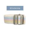 McKesson Gait Belt, Transfer and Walking, Heavy Duty with Metal Buckle, Pastel Stripe, 60 in, 1 Count(Pastel Stripe)
