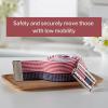 McKesson Gait Belt, Transfer and Walking, Heavy Duty with Metal Buckle, Pastel Stripe, 60 in, 1 Count(Stars and Stripes)