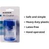 McKesson Hand-Operated Plastic Pill Crusher with Storage Compartment, Clear Body, 1 Count