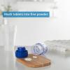 McKesson Hand-Operated Plastic Pill Crusher with Storage Compartment, Clear Body, 1 Count