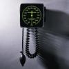 McKesson LUMEON Clock Aneroid Sphygmomanometer, Blood Pressure with Cuff, Wall Mounted, Black, Adult Medium, 1 Count
