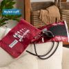 McKesson LUMEON Replacement Blood Pressure Cuff with Bulb and Valve, Nylon Cuff, 2-Tube Bladder, Burgundy, Adult Large, Gauge Not Included, 15 Count(15 Count)