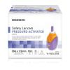 McKesson Lancets for Diabetes Testing [100 Count] Lancing Device for Blood and Glucose Test, 26G x 1.8 mm, Pressure-Activated, Sterile, Single Use(30 Gauge (100 ct))