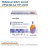 McKesson Lancets for Diabetes Testing [100 Count] Lancing Device for Blood and Glucose Test, 26G x 1.8 mm, Pressure-Activated, Sterile, Single Use(30 Gauge (100 ct))