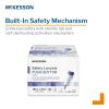 McKesson Lancets for Diabetes Testing [100 Count] Lancing Device for Blood and Glucose Test, 28G x 1.5 mm, Push Button Activation, Sterile, Single Use(200 Count)