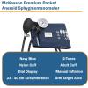 McKesson Manual Blood Pressure Monitor, Inflation Pump and Cuff for Adult Arm – Premium Pocket Aneroid Sphygmomanometer with Carrying Case, Navy, 1 Count(Adult Cuff (1 ct) (Pack of 2))