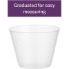 McKesson Medicine Cups, Disposable 1 oz / 30 ml [5000 Count] Plastic, Small, Mixing, Measuring, Resin, Epoxy, Translucent