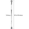 McKesson Offset Cane, Adjustable, Silver, Aluminum, 30 in to 39 in, 300 lbs Weight Capacity, 1 Count