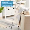 McKesson Offset Cane, Adjustable, Silver, Aluminum, 30 in to 39 in, 300 lbs Weight Capacity, 6 Count