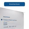 McKesson Patient Belongings Bag with Drawstring Closure, Clear, 4 in x 20 in x 20 in, 25 Count, 10 Packs, 250 Total
