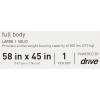 McKesson Patient Lift Aid – Polyester Full Body Transfer Sling – Size Large, 600 lbs Weight Capacity, 1 Count