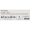 McKesson Patient Lift Aid – Polyester Full Body Transfer Sling – Size XL, 600 lbs Weight Capacity, 12 Count