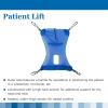 McKesson Patient Lift Sling, Mesh – Full Body Transfer Aid with Commode Opening – Size Medium, 600 lbs Weight Capacity, 1 Count