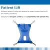 McKesson Patient Lift Sling, Mesh – Full Body Transfer Aid with Commode Opening – Size Medium, 600 lbs Weight Capacity, 1 Count