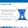 McKesson Patient Lift Sling, Mesh – Full Body Transfer Aid with Commode Opening – Size Medium, 600 lbs Weight Capacity, 1 Count