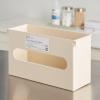McKesson Prevent Glove Box for Sharps Cabinet – Vertical Mounting, Plastic, Putty Color – 11 in L x 3 7/8 in D x 6 1/2 in H, 1 Count(3-7/8 X 6-1/2 X 11 Inch (2 ct))
