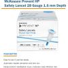 McKesson Prevent HP Safety Lancet 28 Gauge Needle 1.6 mm Depth Box(s), /Box