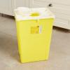 McKesson Prevent Sharps Container for Chemotherapy Waste, Premium – PG-II, Plastic, Vertical Entry, Hinged Lid – Yellow, 18 gal, 13 in x 17 3/10 in x 24 3/5 in, 7 Count(18 Gallon)